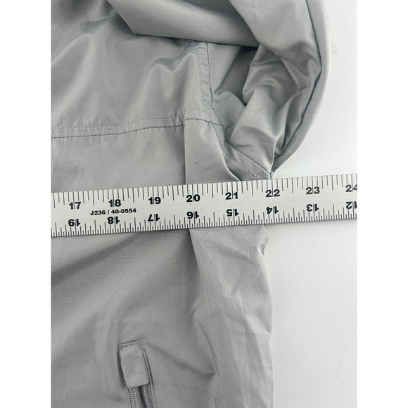 Antigua Golf Jacket Mens Small Gray Pullover Long Sleeve Pockets Sportswear New - Picture 4 of 11